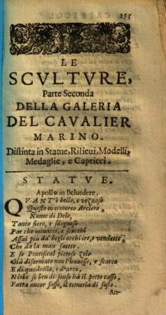 Galeria : distinta in pitture e sculture, 2