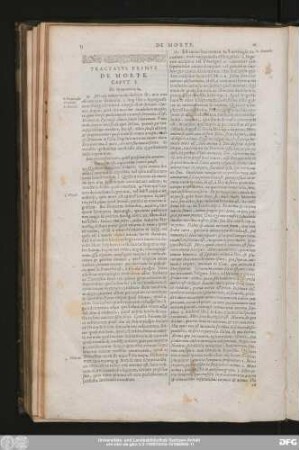 Tractatus Primus De Morte.