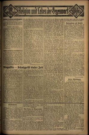 Vierte Ausgabe vom Sonntag, den 22. Juni 1930.