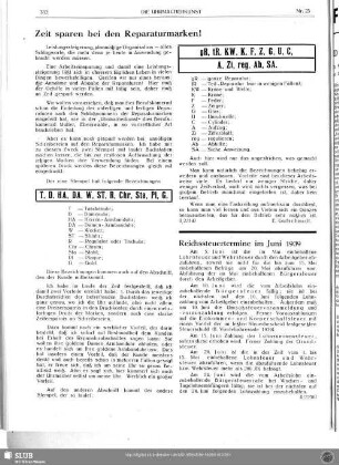 Reichssteuertermine im Juni 1939