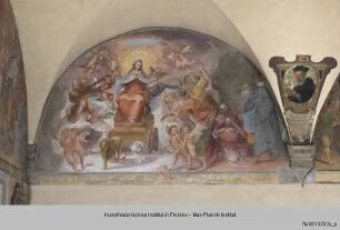 Freskenzyklus mit Darstellungen zu den Ursprüngen des Servitenordens : Marienvision des Filippo Benizzi (1253)