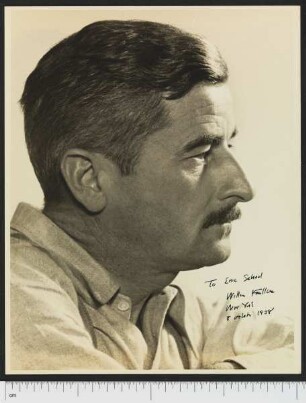 Porträtaufnahme William Faulkner