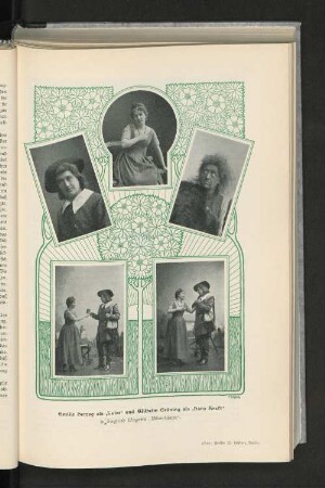 Emilie Herzog als 'Luise' und Wilherm Grüning als 'Hans Kraft'
