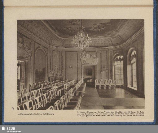 Im Oesersaal des Gohliser Schlößchens