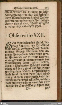 Observatio XXII.