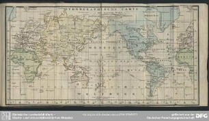 Hydrographische Carte der ganzen Welt