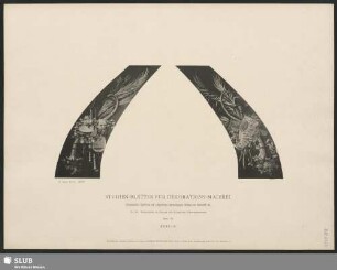 Deckenbilder im Festsaal des Königlichen Cultusministeriums