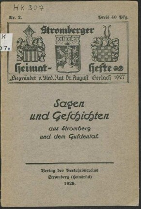 Sagen und Geschichten aus Stromberg und dem Guldental