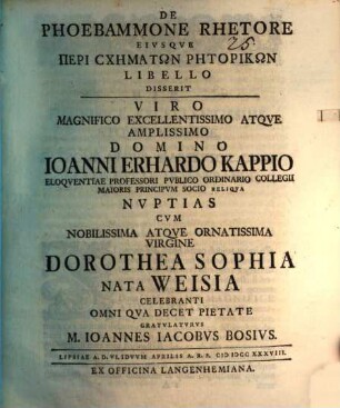 De Phoebammone rhetore eivsqve peri schēmatōn rhētorikōn libello