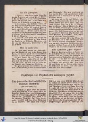 Erzählungen und Begebenheiten vermischten Inhalts.
