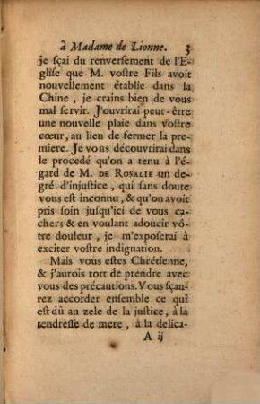Lettre à Madame de Lionne, sur le libelle des Jésuites, contre M. l'evêque de Rosalie