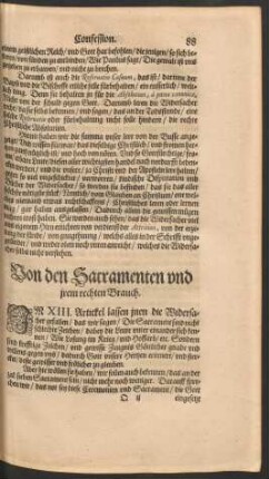 Von den Sacramenten und irem rechten Brauch.