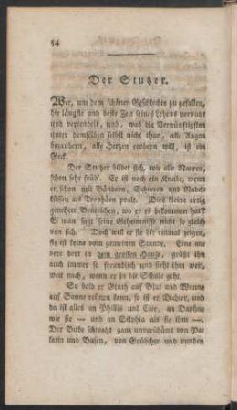 Der Stutzer