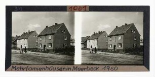 Mehrfamilienhäuser in Meerbeck, 1950
