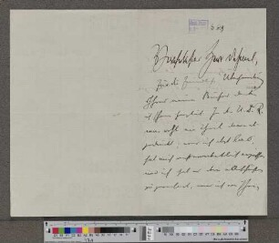Brief an Richard Dehmel