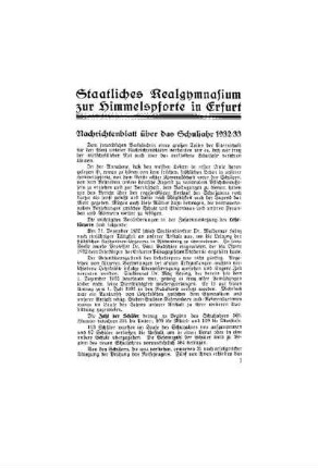 1932/33: Nachrichtenblatt ... - 1932/33