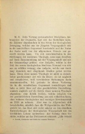 Geschichte und Kritik der neueren Theologie : Insbesondere d. systematischen, seit Schleiermacher. Aus d. Nachlass d. Verfassers hrsg.