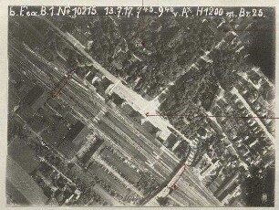 Bahnhof Regensburg (mit Einzeichnungen) (1200 m)