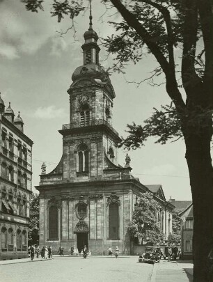 Saarbrücken, Pfarrkirche Sankt Johann, Ansicht von Westen