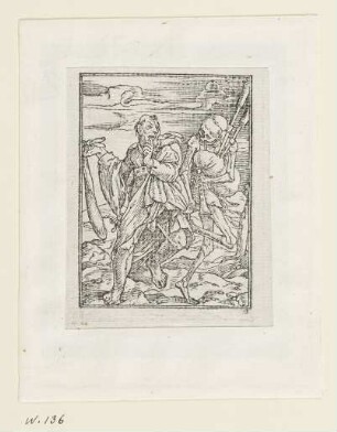 Narr, aus: Symphorien Barbier, Les images de la mort, Lyon 1562, C 8 recto