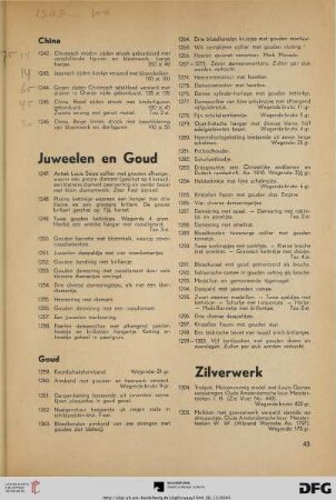 Juweelen en goud (Nr. 1247-1258)