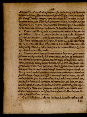 Peccatum Originale est corruptio naturae humanae ...