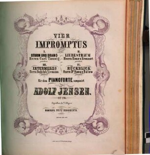 Vier Impromptus : für d. Pianoforte ; op. 20, 3. Intermezzo. - 13 S.