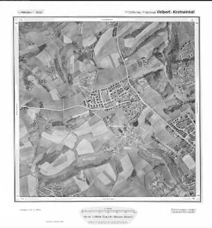 Velbert - Krehwinkel, Gauß-Krüger-Koordinaten: Rechtswert: 2570, Hochwert: 5690