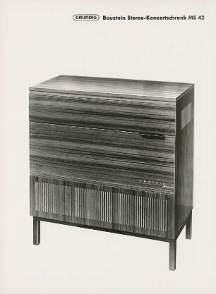 Grundig Stereo-Konzertschrank "MS 42" von Heinz R. Hübner