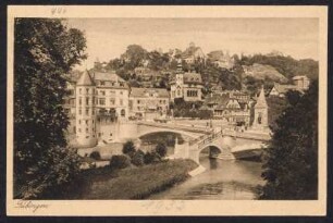 446, Tübingen, Partie mit Eberhardsbrücke.