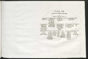 Tab. XII. Comitum De Werle Genealogia