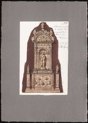 Reiseskizzen aus Italien: Venedig: Nebenaltar in San Marco (Ansicht)