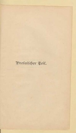 Prosaischer Teil