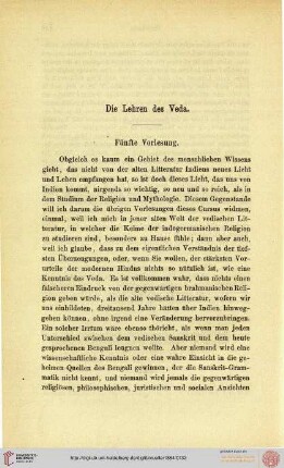 Die Lehren des Veda