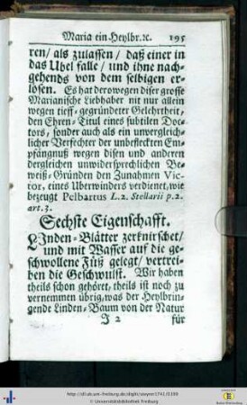 Sechste Eigenschaft