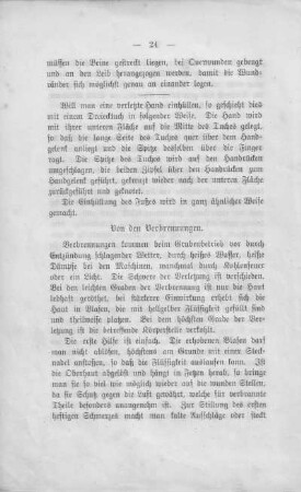 Von den Verbrennungen.