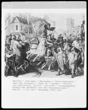 Siegfrieds Rückkehr aus den Sachsenkriegen