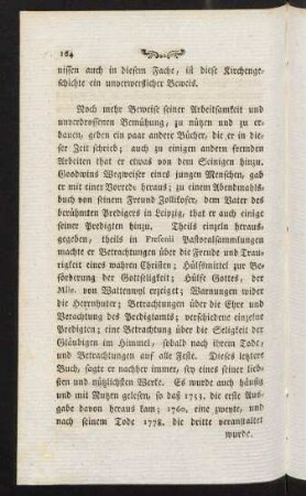 164-177, Noch mehr Beweise seiner Arbeitsamkeit...