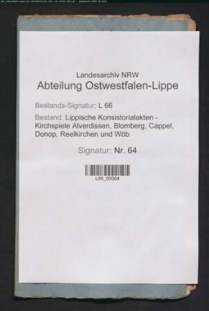 Bestallung, Güter und Akzidenzien der Pastoren: Bestallungsrückstände und Abschlagszahlungen [Particularia]