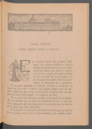Capítulo XXXVIII - Como Pedro negó a Cristo...
