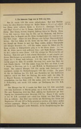 5. Die schweren Tage von La ville aux bois