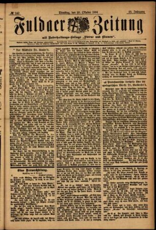 Ausgabe vom Dienstag, den 20. Oktober 1896.