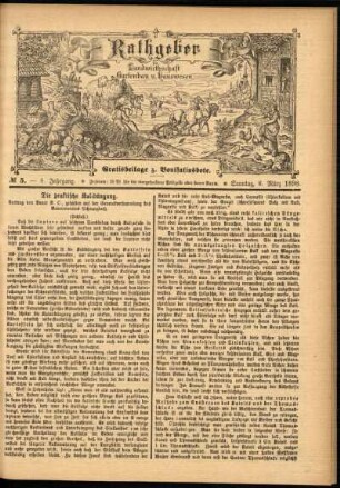 Ausgabe vom Sonntag, den 06. März 1898.
