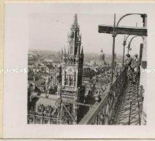 Blick vom Turm der Münchner Peterskirche
