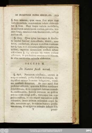 Sectio II. De Natura fluidi nervei.