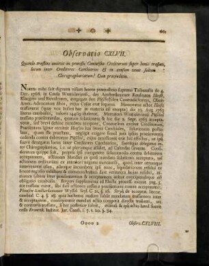 661-670, Observatio CXLVII - CLI