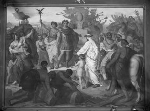 "Vaterländische Geschichtsgalerie": Tiberius und Drusus, die mutmaßlichen Gründer Augsburgs