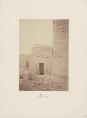 Gebäude in Philae in Ägypten