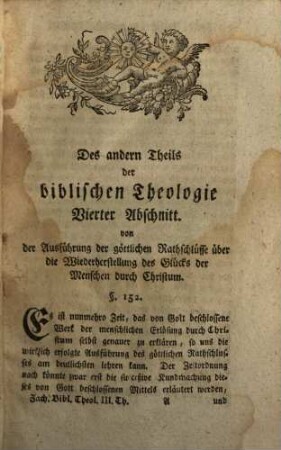 D. Gotthilf Traugott Zachariä Biblischer Theologie oder Untersuchung des biblischen Grundes der vornehmsten theologischen Lehren, 3