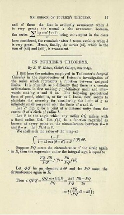 On Fourier's Theorems.